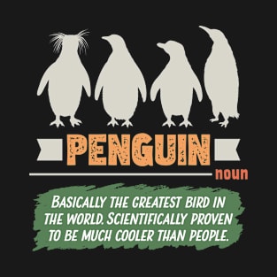 Funny Penguin Definition T-Shirt