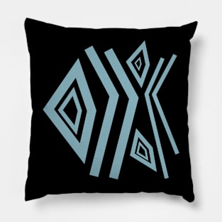 Magic runes  Mystical geometry sign  Alchemy mystical symbol Pillow