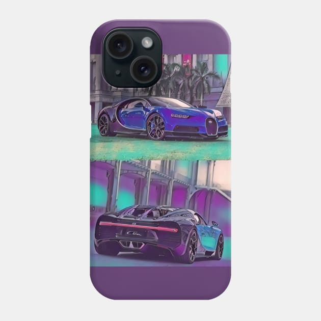 Bugatti Chiron Phone Case by d1a2n3i4l5