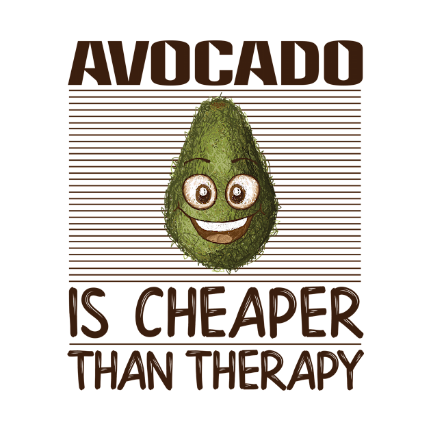 Funny Avocado TShirt by karolynmarie