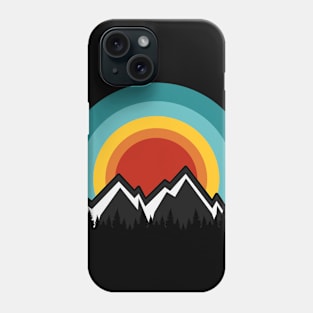 Mountains Retro Phone Case