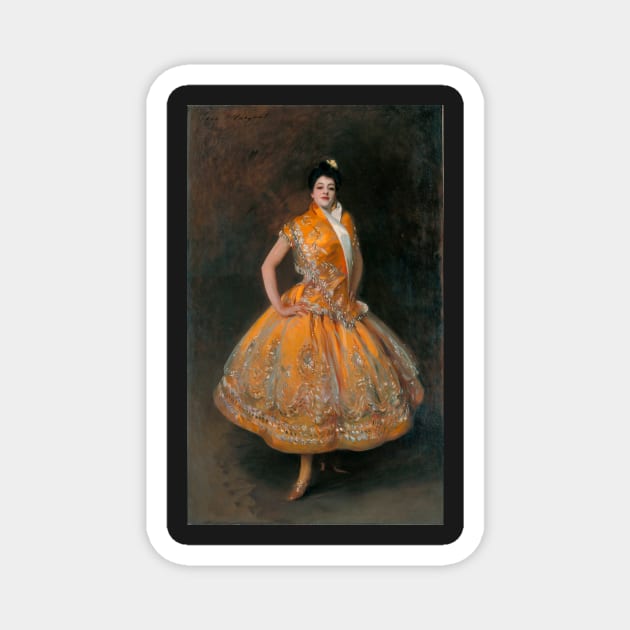 The Carmencita - John Singer Sargent Magnet by themasters