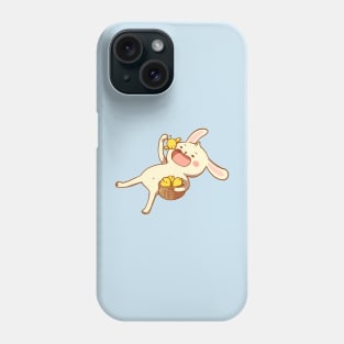 Bunny eating chicken nuggets Phone Case