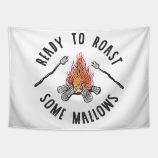 Ready to Roast Some Mallows - © GraphicLoveShop Tapestry
