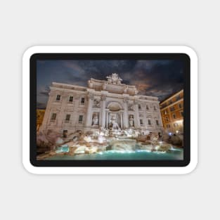 The Trevi Fountain in Rome, Italy Magnet