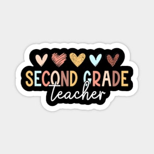 Second 2nd Grade Teacher First Day of School Back To School Magnet