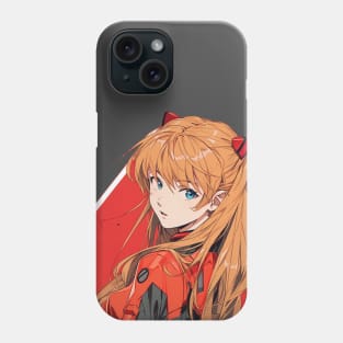 Asuka Langley Soryu evangelion Illustration Phone Case