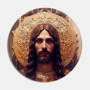 Christ's Burning Heart Pin