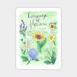 Language of Flowers 2022 Magnet