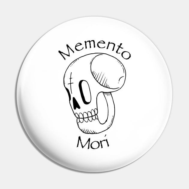 Memento Mori Stoic Philosophy Pin by A-Buddies