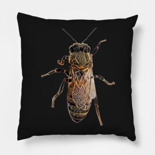 Worker Honey Bee 05 Pillow