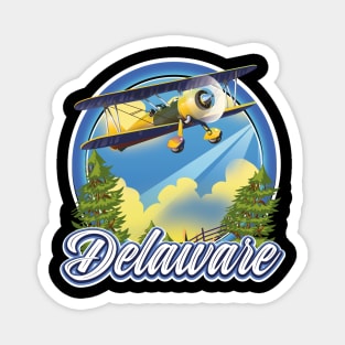 Delaware USA travel logo Magnet