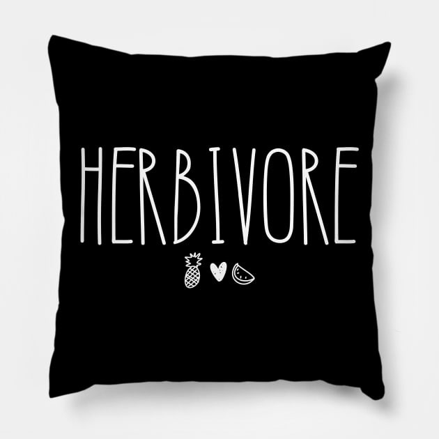 Herbivore Pillow by kapotka