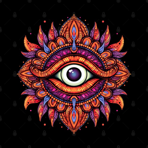 Evil Eye Mandala Vibe by MushMagicWear