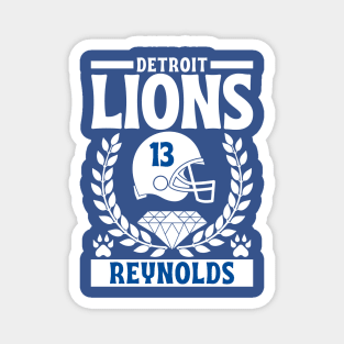 Detroit Lions Reynolds 13 American Football Magnet