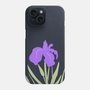 Purple Iris Summer Flower Wildflower Floral Phone Case
