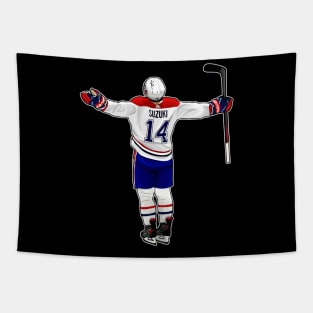 Nick Suzuki #14 Reaction Tapestry