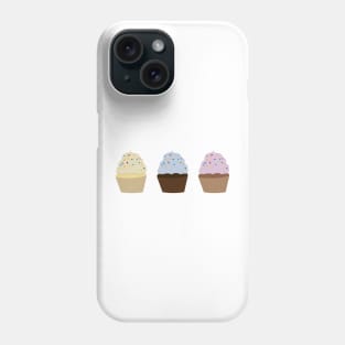 3 Cupcakes Pack Phone Case