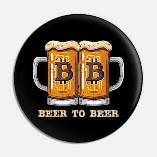 BEER TO BEER Pin