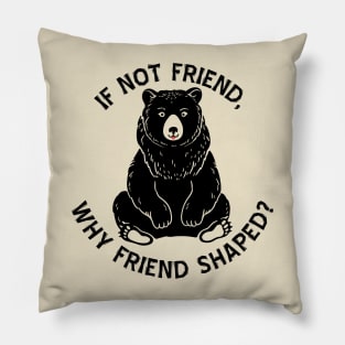 If not friend, why friend shaped? Pillow