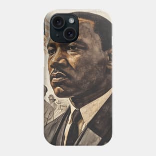 Inspire Unity: Festive Martin Luther King Day Art, Equality Designs, and Freedom Tributes! Phone Case