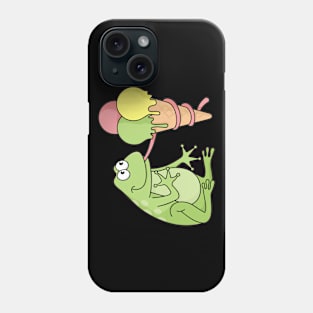 Frog with Icecream Phone Case