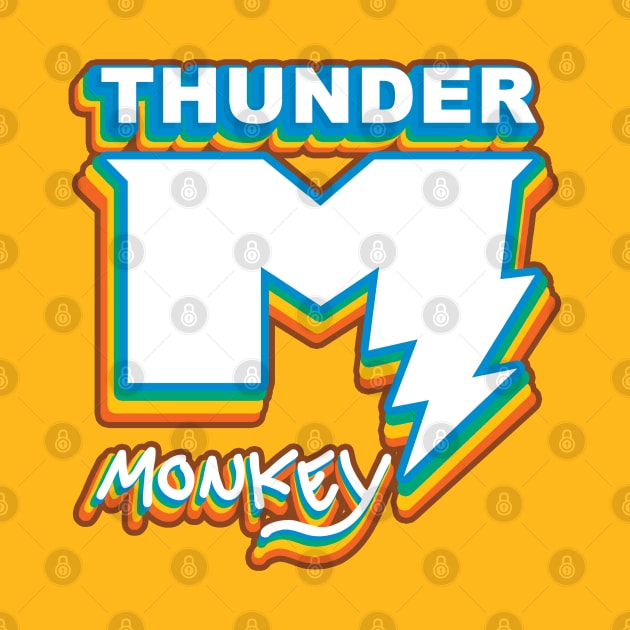 Thunder Monkey Retro Logo by Thunder Monkey