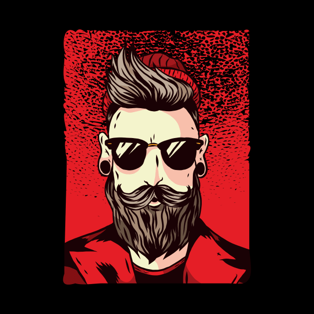 Bearded Hipster by EarlAdrian