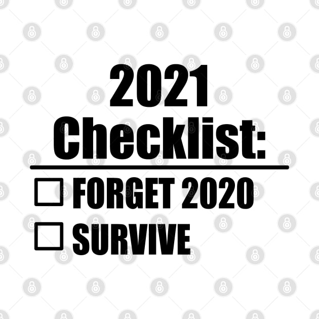 2021 Mask Funny Pandemic Checklist Survive 2020 Humor Gift by Kibo2020