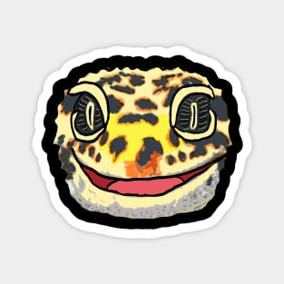 Leopard Gecko Face Magnet