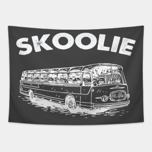 Skoolie Vintage Bus Tapestry