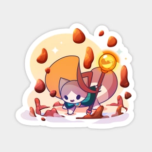 Coffee Mage Cat Magnet