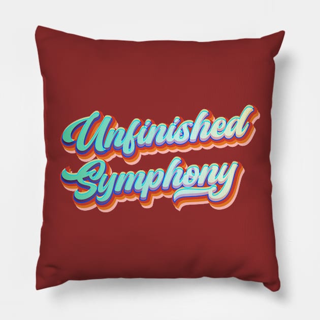 Unfinished Symphony | America, You Great Unfinished Symphony Pillow by Leo Stride