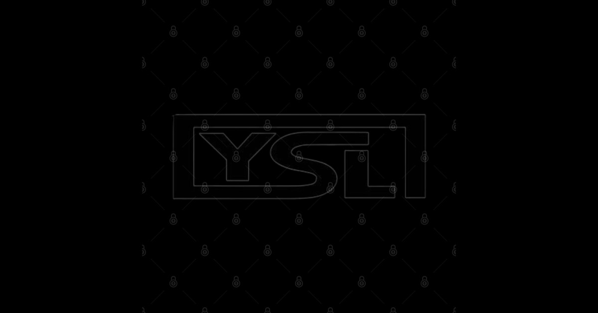YSL // Records // - Music Record - Sticker | TeePublic