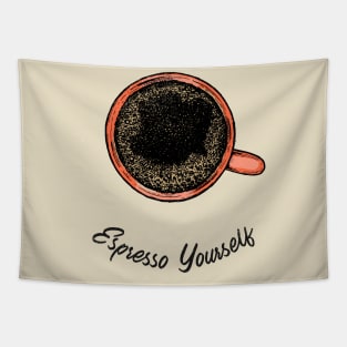 Espresso Coffee Lover Shirt Coffee Gift for Morning Person Tapestry