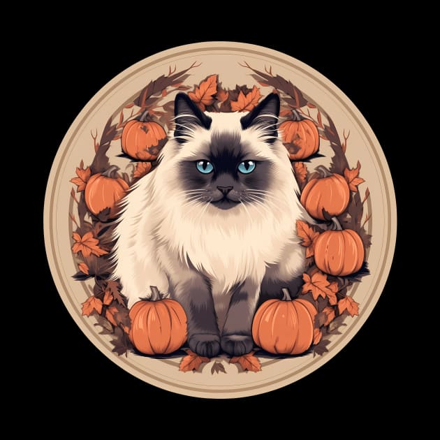 Birman Cat Halloween, Cat Lover by dukito