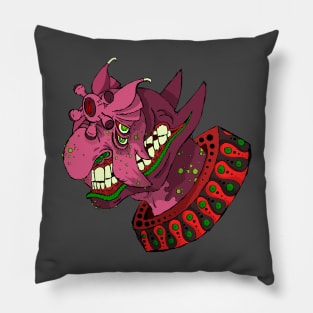 Demon Head Pillow