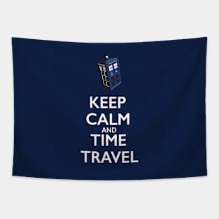 KEEP CALM TIME TRAVEL Tapestry