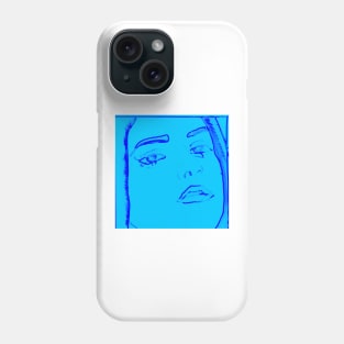 Misty blue Phone Case