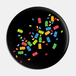 Jelly Beans & Gummy Bears Explosion Pin