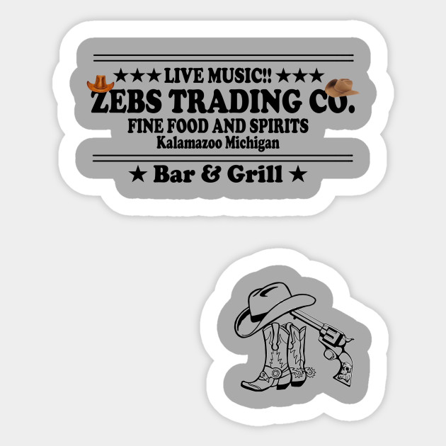 Zebs Trading Co Tee 2 Pegatina Teepublic Mx