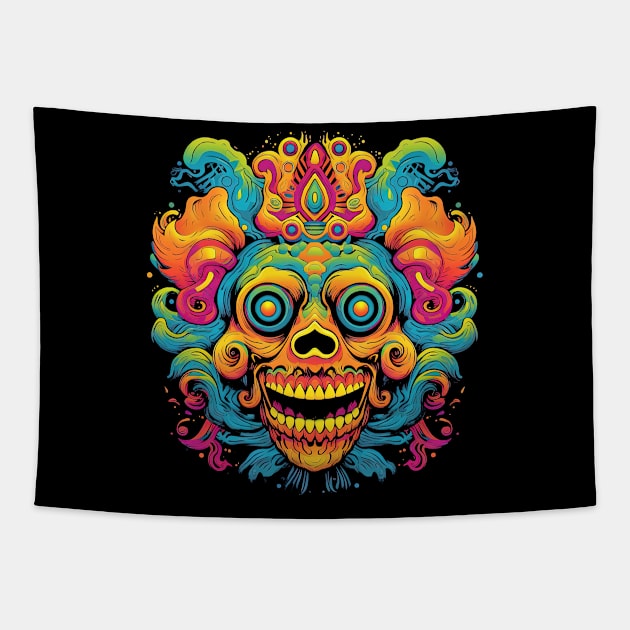 Groovy Grotesque Tapestry by seantwisted