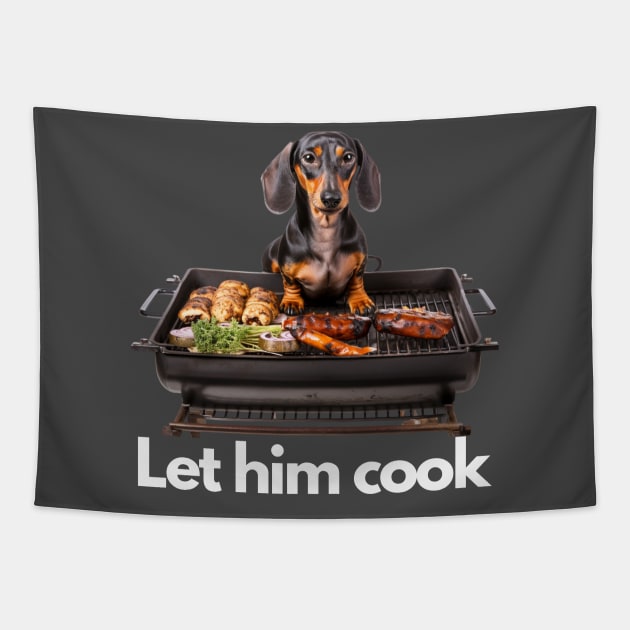 Let Him Cook Dark Tapestry by NatashaCuteShop