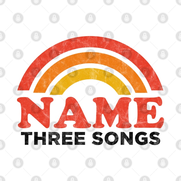 Name Three Songs Meme by karutees