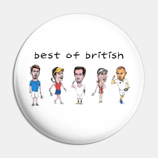 Best of British tennis players - Cam Norrie, Emma Raducanu, Andy Murray, Johanna Konta, Dan Evans Pin