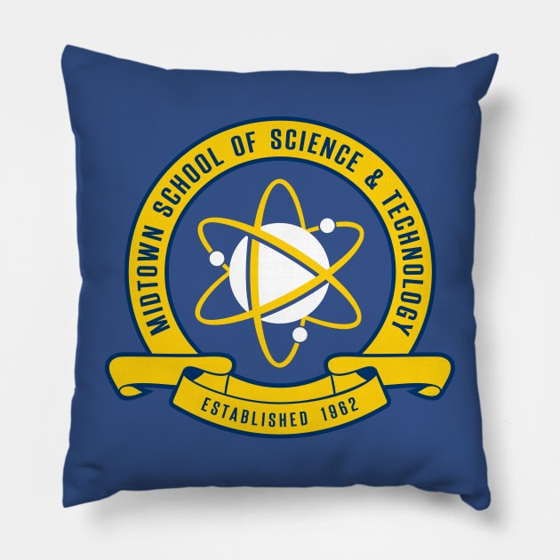 Midtown School of Science and Technology Pillow by zoeyha