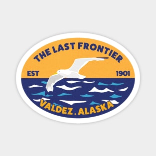 1901 The Last Frontier Valdez.Alaska Magnet