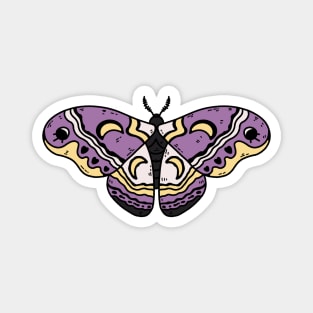 nonbinary moth Magnet