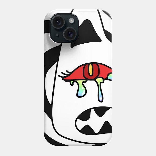 Savage Cat In Despair Phone Case by sadpanda