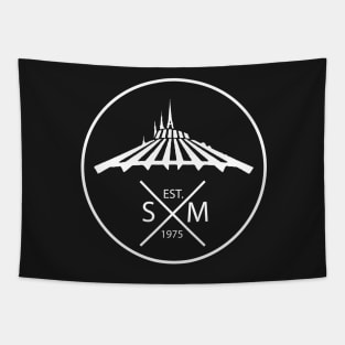 WHITE Space Mountain Pocket Tapestry